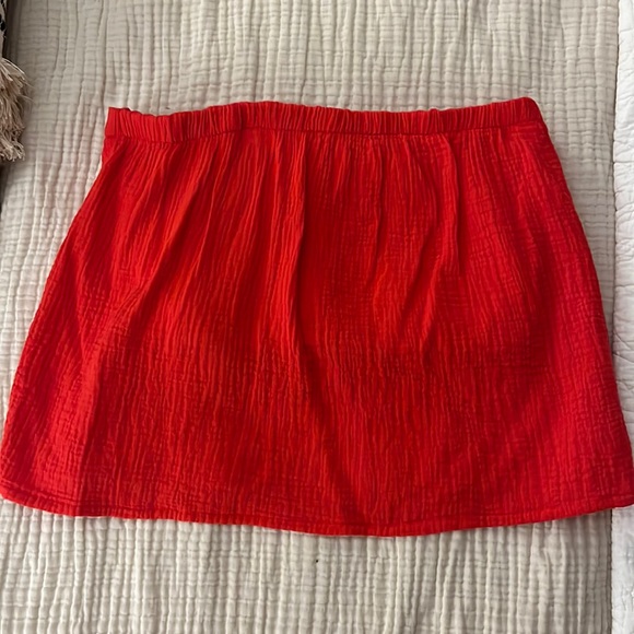 Bobi strapless smocked tube top - Picture 1 of 5